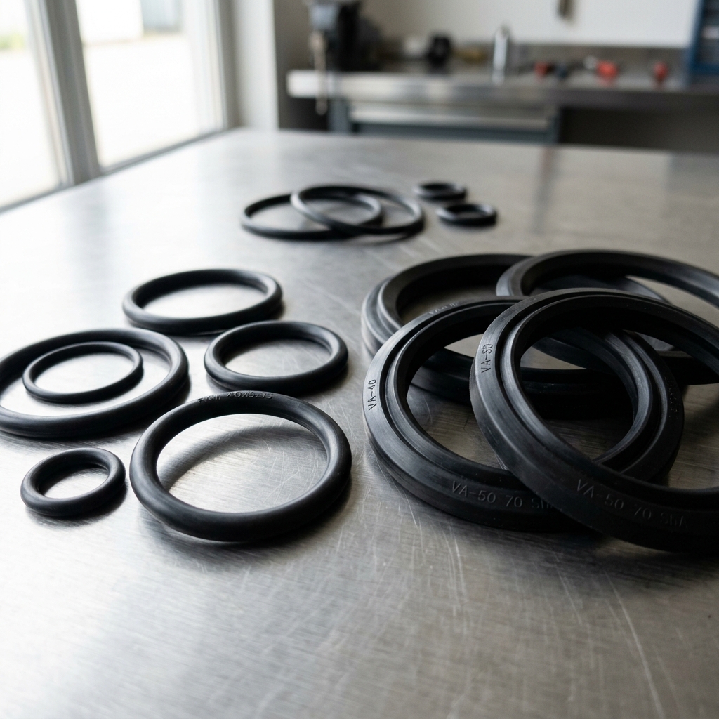 Custom FKM and NBR Rubber O-Rings for industrial sealing
